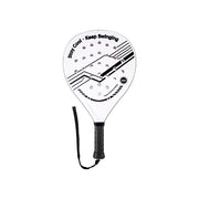 Padelschläger – Grafik Weiß/Schwarz