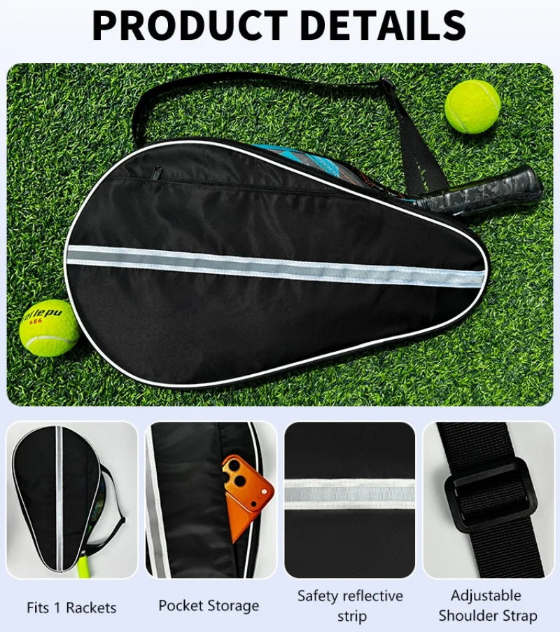 Padelschlägerhülle mit Schultergurt