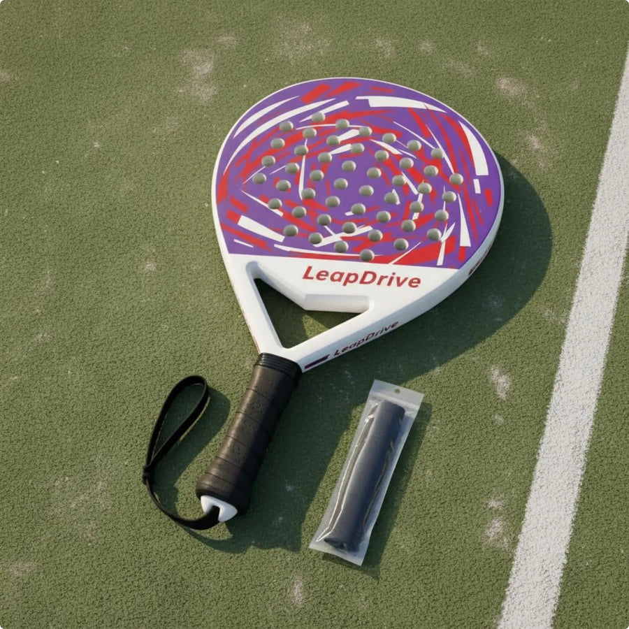 Junior-Padelschläger – Weiß/Lila