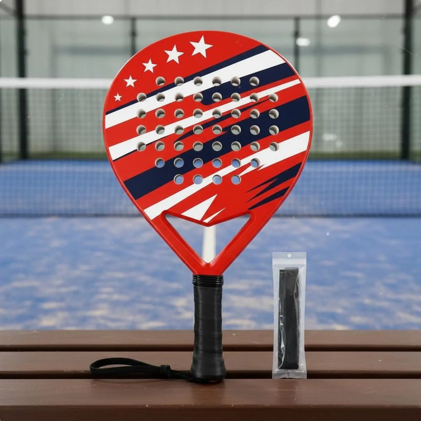 Junior-Padelschläger – Rot/Blau