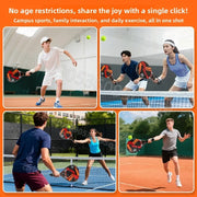 Padel-Set – Grafik Schwarz/Gelb