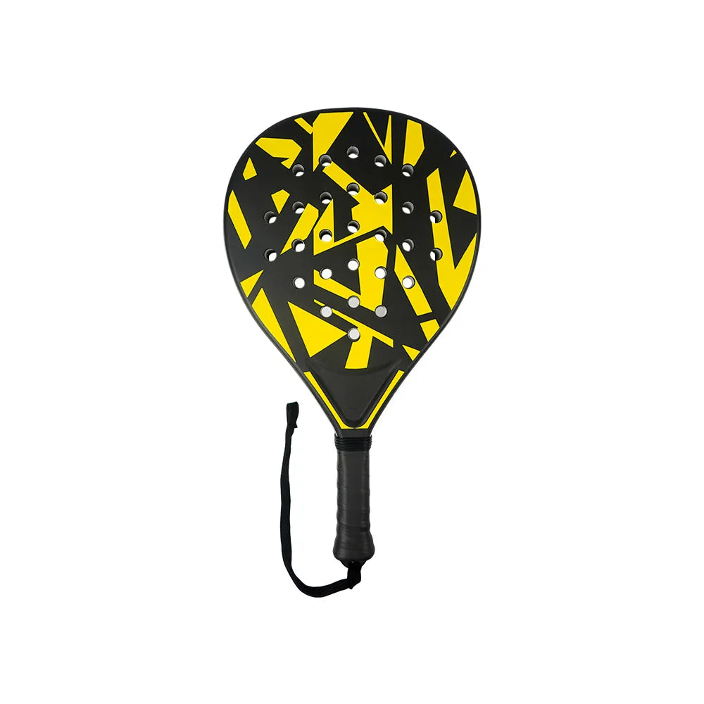 Padelschläger – Grafik Schwarz/Gelb