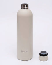 zentiq Aqua Zen Edelstahlflasche 750 ml – Greige